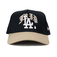Jrip LA Snapback Hat (BLACK/KHAKI)