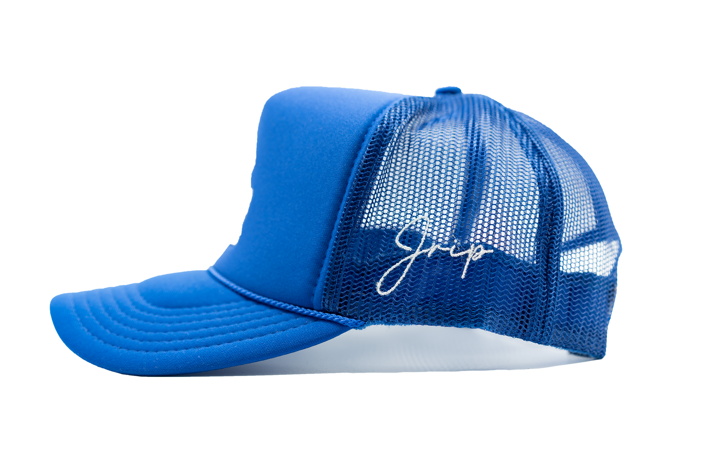 Blue LA Halo Trucker Hat