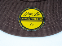 OLD ENGLISH LA FITTED HAT (BROWN)