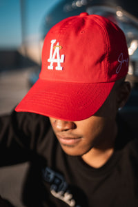 LA Halo Dad Hat (RED)