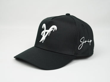 ATL Dripping Snapback Hat (BLACK)