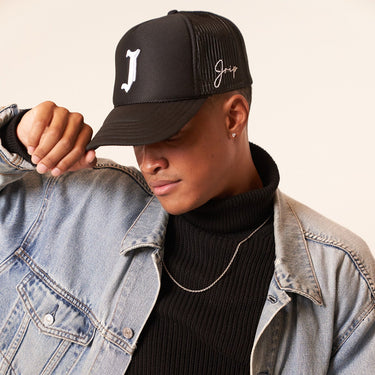 Black "J" Signature Trucker Hat