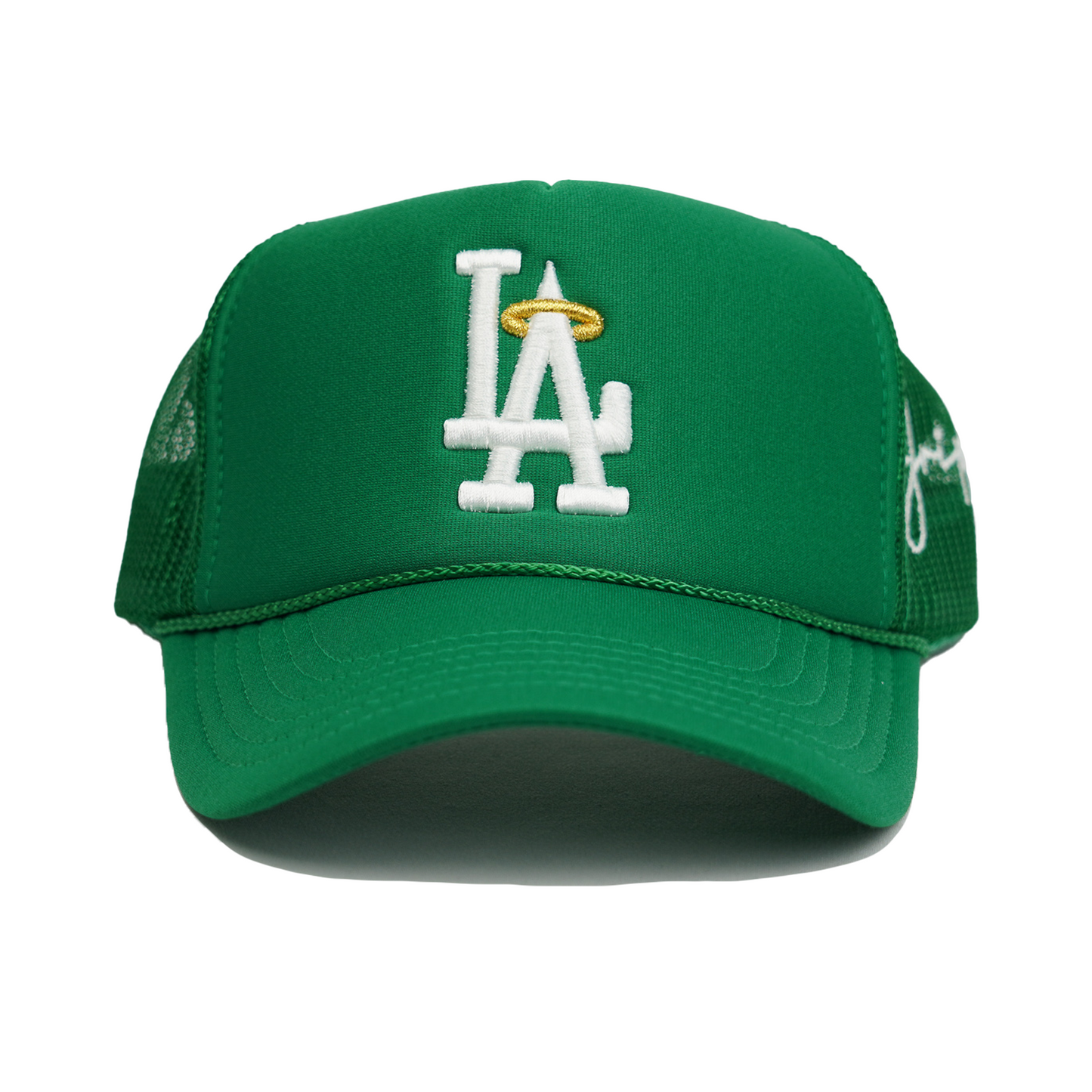 LA Halo Trucker Hat (KELLY GREEN)
