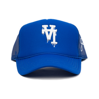 LA Dripping Trucker Hat (BLUE)