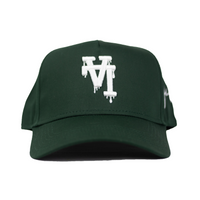 LA Dripping Snapback Hat (FOREST GREEN)