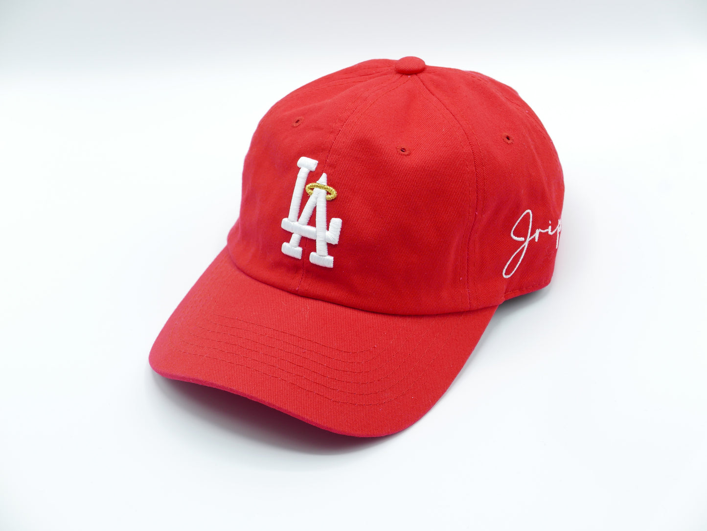 LA Halo Dad Hat (RED)