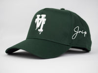 LA Dripping Snapback Hat (FOREST GREEN)