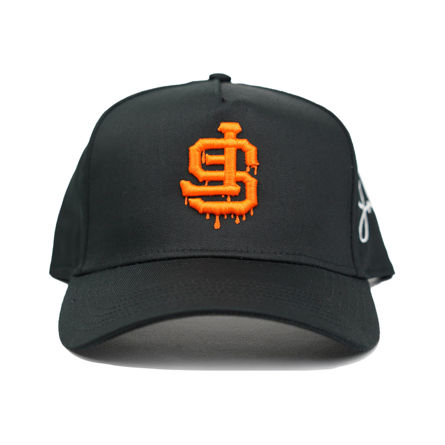 SF Dripping Snapback Hat (BLACK)