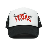 Vegas Dripping Trucker Hat (TWO-TONE)