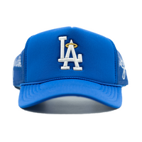 LA Halo Trucker Hat (BLUE)