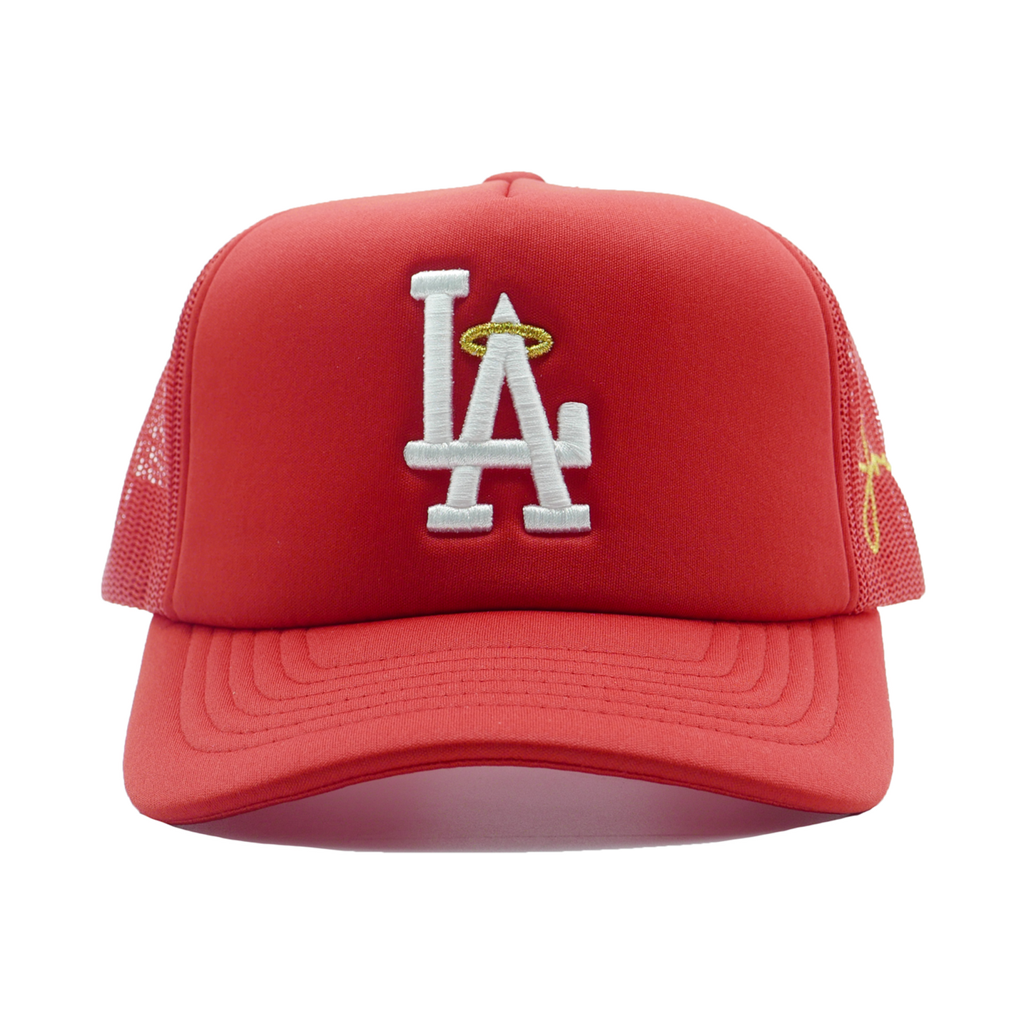 LA Halo Trucker Hat (RED)