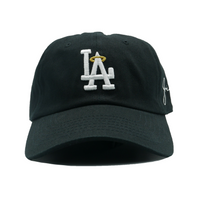 LA Halo Dad Hat (BLACK)